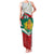 Republic of Bulgaria Personalized Family Matching Tank Maxi Dress and Hawaiian Shirt Crowned Golden Lion Suedinenieto Pravi Silata