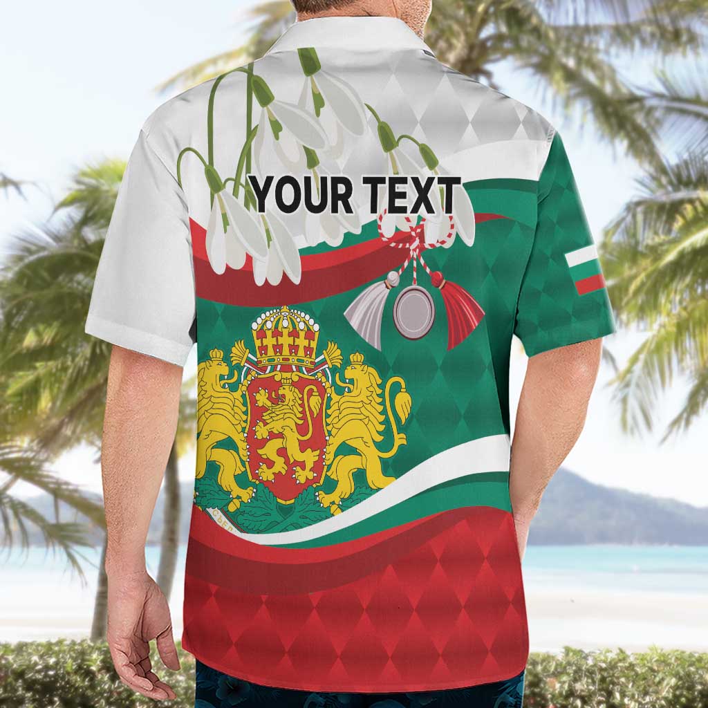 Republic of Bulgaria Personalized Hawaiian Shirt Crowned Golden Lion Suedinenieto Pravi Silata
