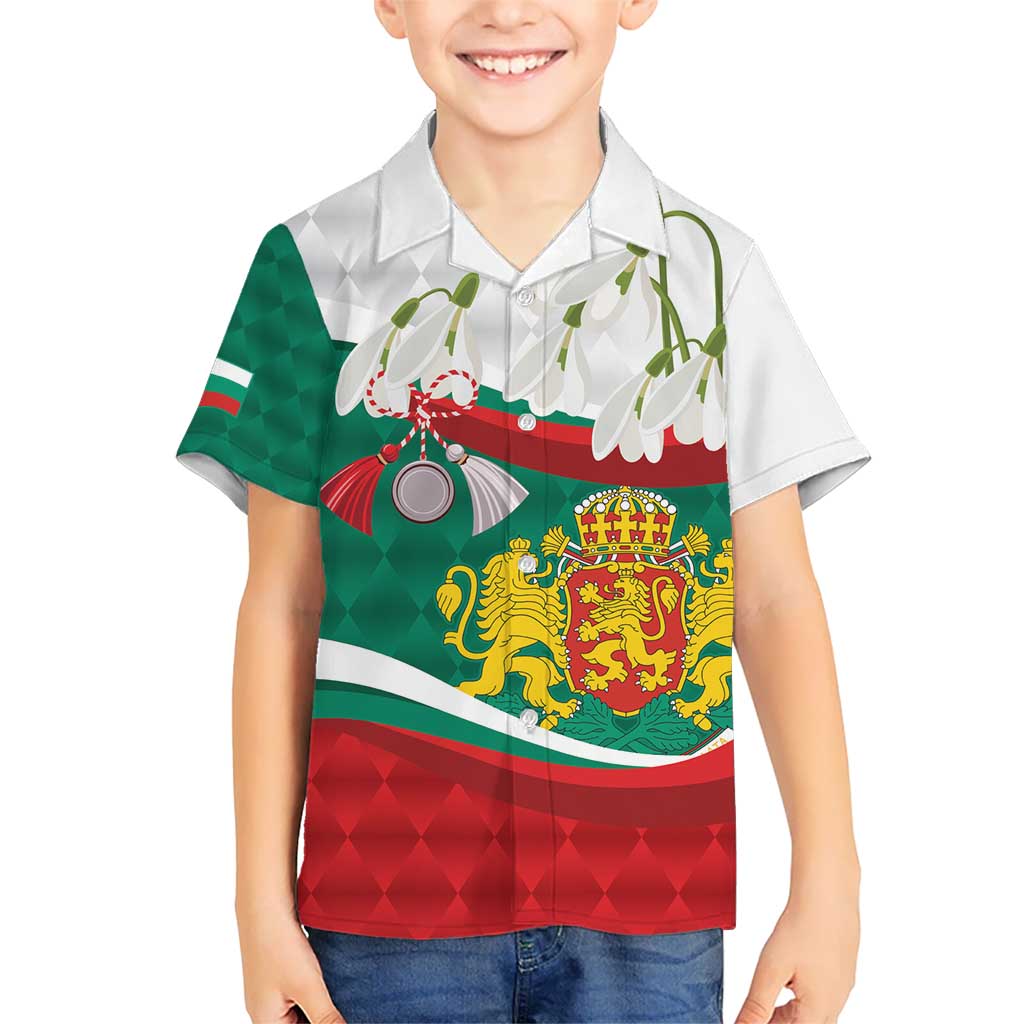 Republic of Bulgaria Personalized Hawaiian Shirt Crowned Golden Lion Suedinenieto Pravi Silata