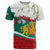 Republic of Bulgaria Personalized T Shirt Crowned Golden Lion Suedinenieto Pravi Silata