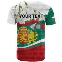 Republic of Bulgaria Personalized T Shirt Crowned Golden Lion Suedinenieto Pravi Silata