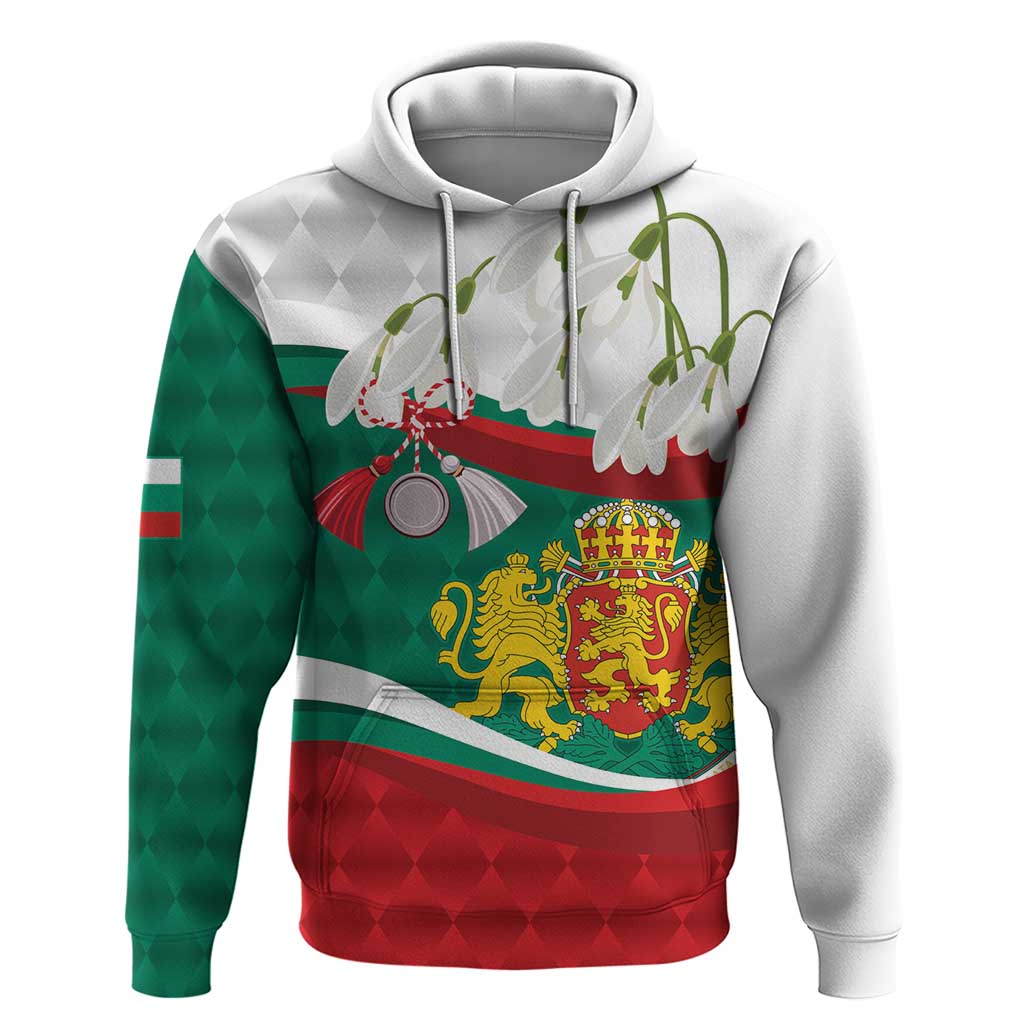 Republic of Bulgaria Personalized Zip Hoodie Crowned Golden Lion Suedinenieto Pravi Silata