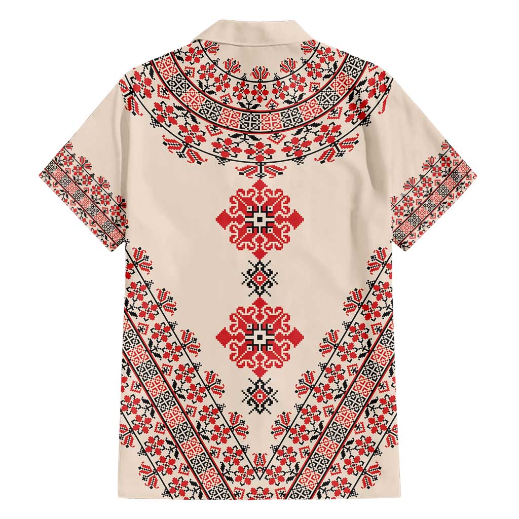 Baba Marta Day Martenitsa Hawaiian Shirt Traditional Bulgarian Embroidery