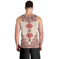 Baba Marta Day Martenitsa Men Tank Top Traditional Bulgarian Embroidery
