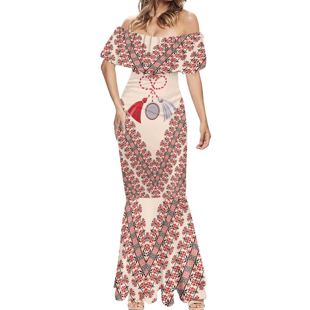 Baba Marta Day Martenitsa Mermaid Dress Traditional Bulgarian Embroidery
