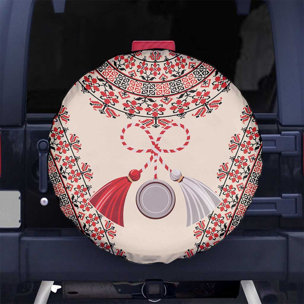 Baba Marta Day Martenitsa Spare Tire Cover Traditional Bulgarian Embroidery