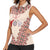 Baba Marta Day Martenitsa Women Sleeveless Polo Shirt Traditional Bulgarian Embroidery