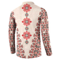 Bulgarian Martenitsa Button Sweatshirt Tradition March 1st Chestita Baba Marta