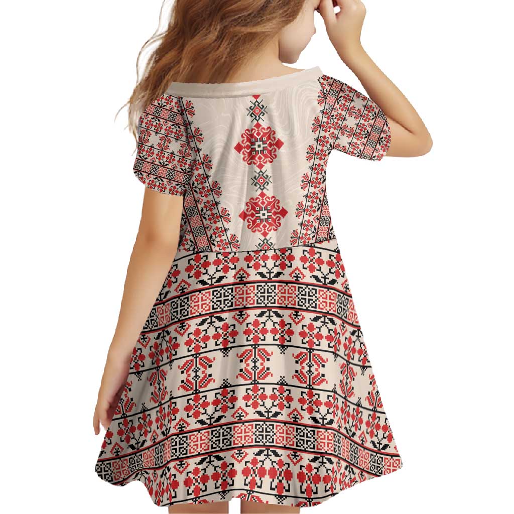 Bulgarian Martenitsa Family Matching Short Sleeve Bodycon Dress and Hawaiian Shirt Tradition March 1st Chestita Baba Marta