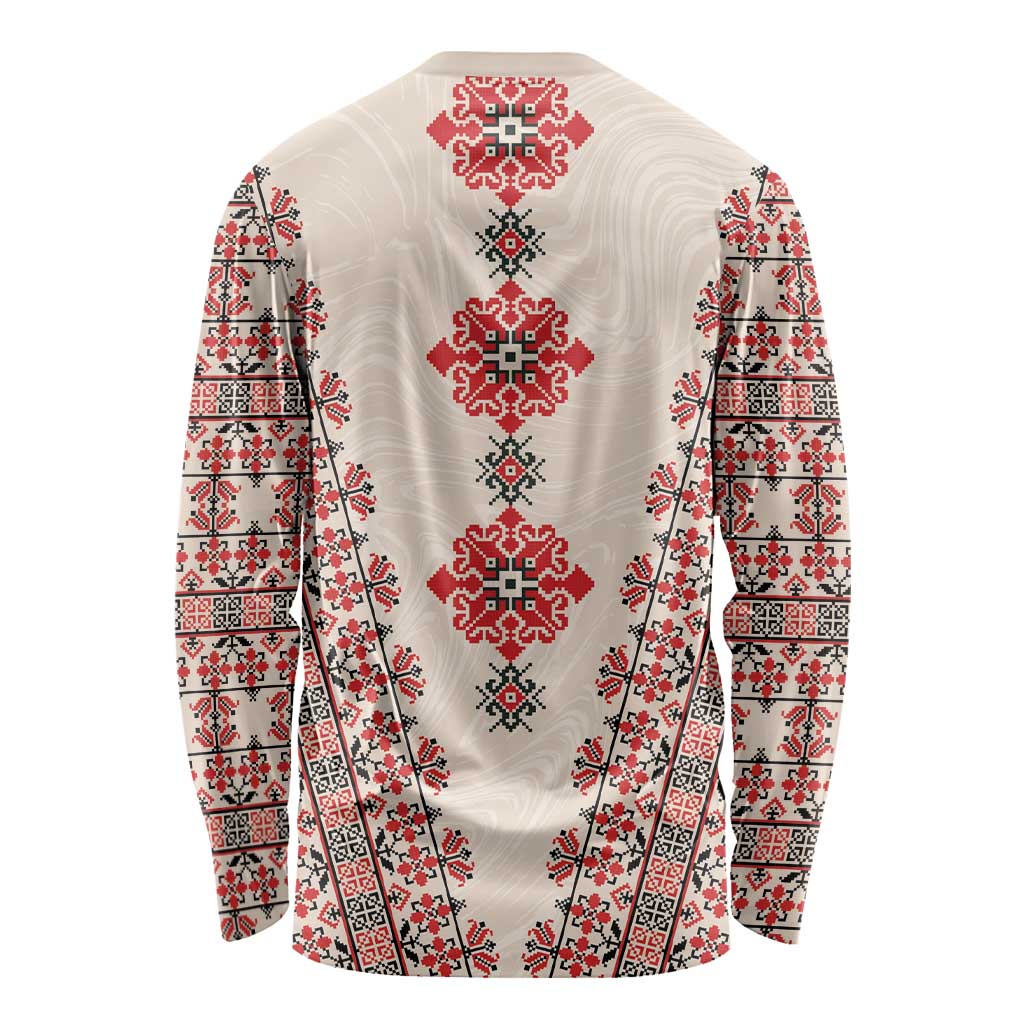 Bulgarian Martenitsa Long Sleeve Shirt Tradition March 1st Chestita Baba Marta