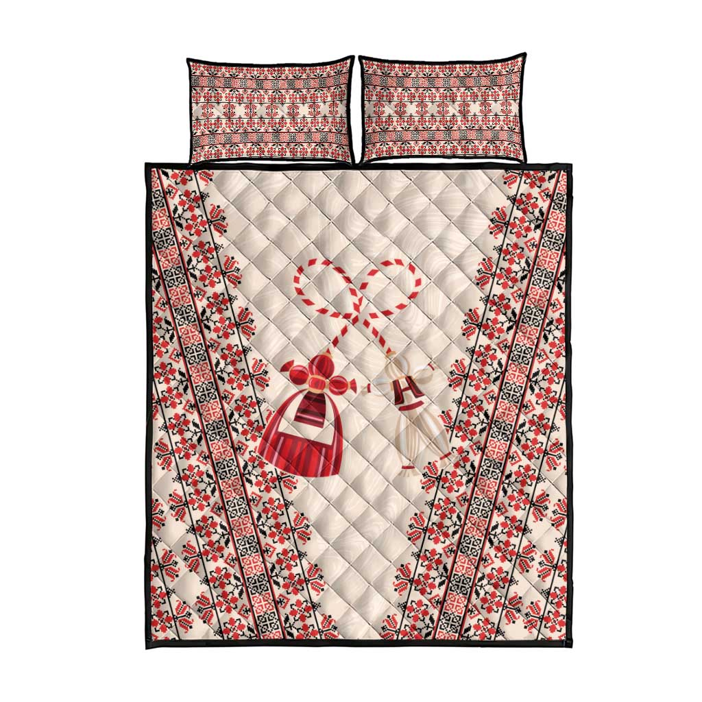 Bulgarian Martenitsa Quilt Bed Set Tradition March 1st Chestita Baba Marta
