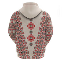 Bulgarian Martenitsa Zip Hoodie Tradition March 1st Chestita Baba Marta