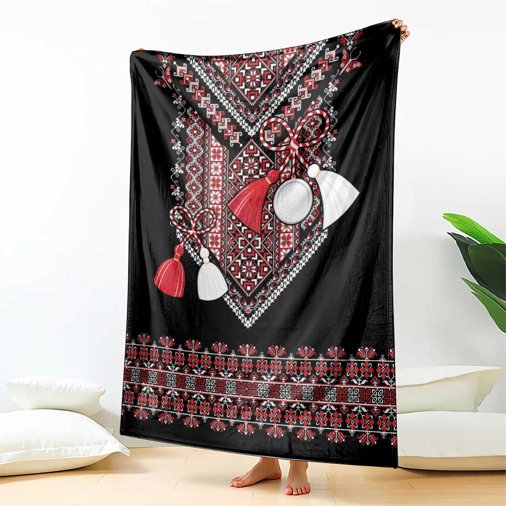 Martenitsa Martisor Day Blanket Traditional Romanian Folk Art