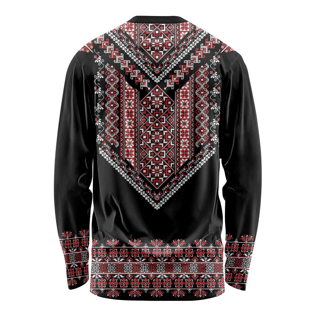 Martenitsa Martisor Day Long Sleeve Shirt Traditional Romanian Folk Art