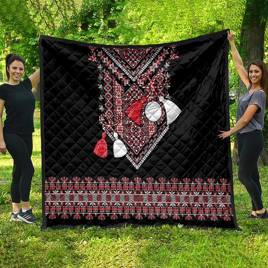 Martenitsa Martisor Day Quilt Traditional Romanian Folk Art