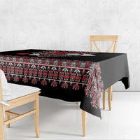 Martenitsa Martisor Day Tablecloth Traditional Romanian Folk Art