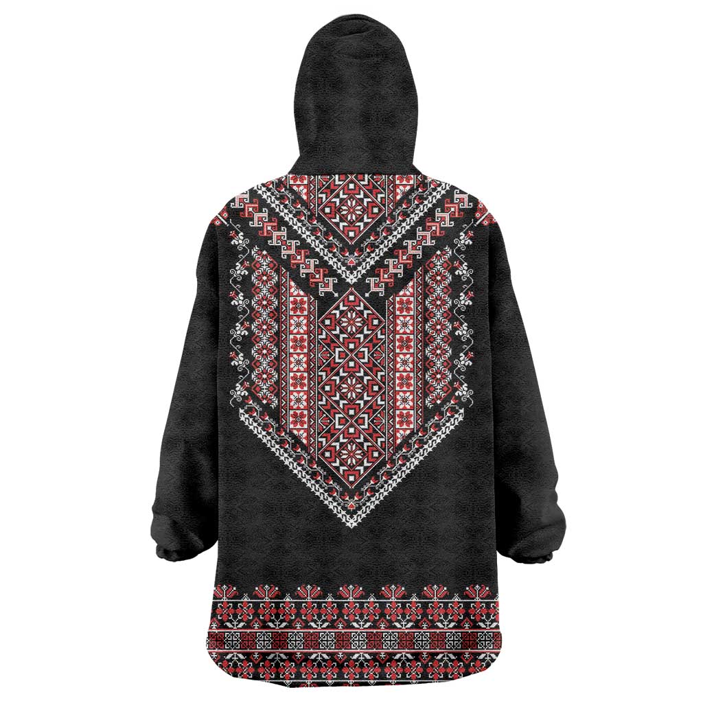 Martenitsa Martisor Day Wearable Blanket Hoodie Traditional Romanian Folk Art
