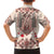 Vintage Martisor Day Martenitsa Family Matching Summer Maxi Dress and Hawaiian Shirt Traditional Romanian Embroidery No1
