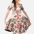 Vintage Martisor Day Martenitsa Family Matching Summer Maxi Dress and Hawaiian Shirt Traditional Romanian Embroidery No1