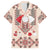 Vintage Martisor Day Martenitsa Family Matching Summer Maxi Dress and Hawaiian Shirt Traditional Romanian Embroidery No1