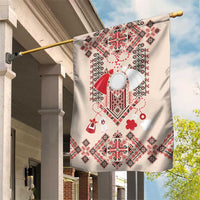 Vintage Martisor Day Martenitsa Garden Flag Traditional Romanian Embroidery No1