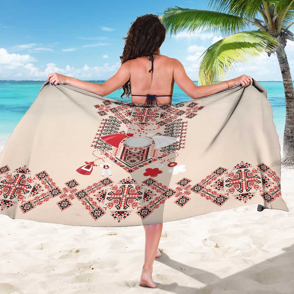 Vintage Martisor Day Martenitsa Sarong Traditional Romanian Embroidery No1