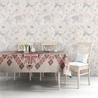 Vintage Martisor Day Martenitsa Tablecloth Traditional Romanian Embroidery No1