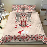 Vintage Martisor Day Martenitsa Bedding Set Traditional Romanian Embroidery No2
