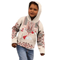 Vintage Martisor Day Martenitsa Kid Hoodie Traditional Romanian Embroidery No2