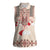 Vintage Martisor Day Martenitsa Women Sleeveless Polo Shirt Traditional Romanian Embroidery No2