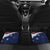 USA-American Samoa Flag Day Personalized Car Mats Bald Eagle Polynesian Tribal Pattern
