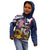 USA-American Samoa Flag Day Personalized Kid Hoodie Bald Eagle Polynesian Tribal Pattern