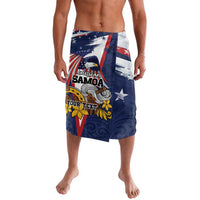 USA-American Samoa Flag Day Personalized Lavalava Bald Eagle Polynesian Tribal Pattern