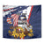 USA-American Samoa Flag Day Personalized Tapestry Bald Eagle Polynesian Tribal Pattern