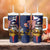USA-American Samoa Flag Day Personalized Tumbler With Handle Bald Eagle Polynesian Tribal Pattern