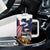 USA-American Samoa Flag Day Personalized Tumbler With Handle Bald Eagle Polynesian Tribal Pattern
