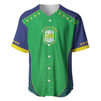 Custom Brazil Victory Dream Baseball Jersey Rumo Ao Hexa