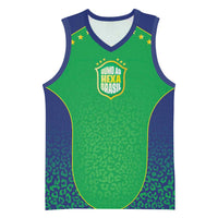 Custom Brazil Victory Dream Basketball Jersey Rumo Ao Hexa