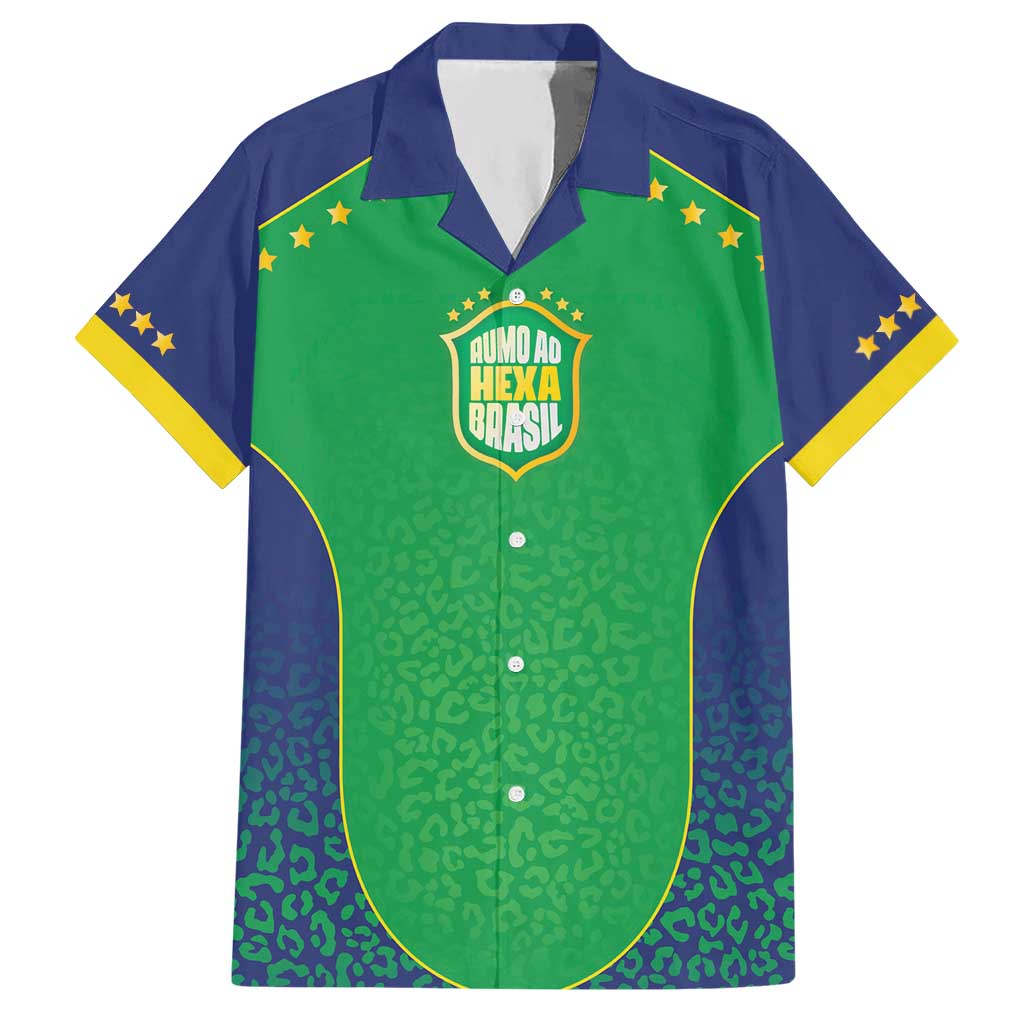 Custom Brazil Victory Dream Hawaiian Shirt Rumo Ao Hexa