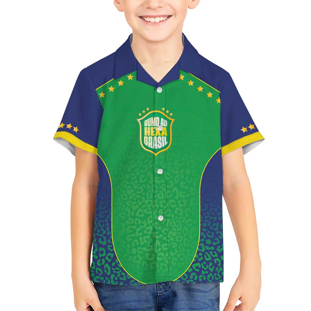 Custom Brazil Victory Dream Hawaiian Shirt Rumo Ao Hexa