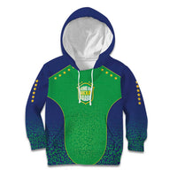 Custom Brazil Victory Dream Kid Hoodie Rumo Ao Hexa