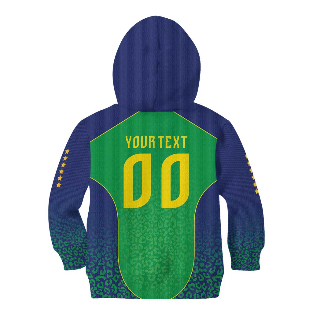 Custom Brazil Victory Dream Kid Hoodie Rumo Ao Hexa