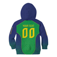 Custom Brazil Victory Dream Kid Hoodie Rumo Ao Hexa