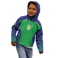 Custom Brazil Victory Dream Kid Hoodie Rumo Ao Hexa