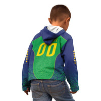Custom Brazil Victory Dream Kid Hoodie Rumo Ao Hexa