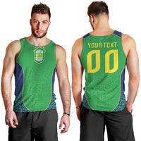 Custom Brazil Victory Dream Men Tank Top Rumo Ao Hexa
