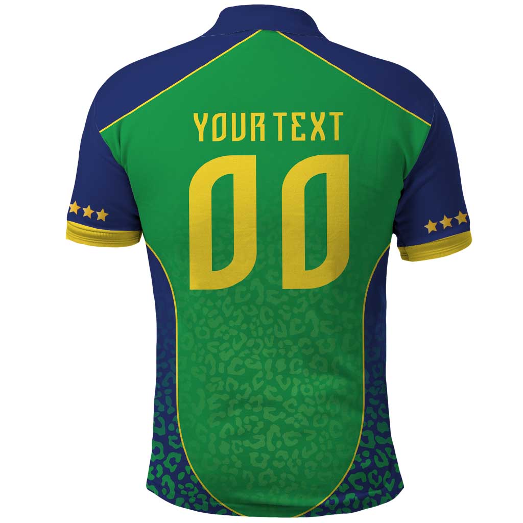 Custom Brazil Victory Dream Polo Shirt Rumo Ao Hexa
