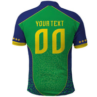 Custom Brazil Victory Dream Polo Shirt Rumo Ao Hexa