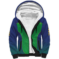 Custom Brazil Victory Dream Sherpa Hoodie Rumo Ao Hexa
