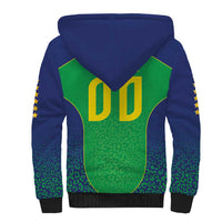 Custom Brazil Victory Dream Sherpa Hoodie Rumo Ao Hexa